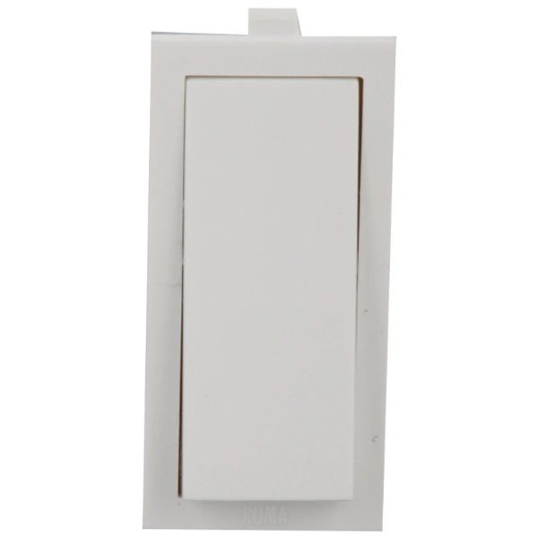 Anchor Roma 1-Way Switch 21066, White, 20 amp 240V - 20A, White, 1 Year 
